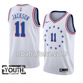 Barn Philadelphia 76ers Tröja Demetrius Jackson 11 2018-19 Nike Vit Swingman